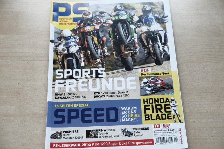 Deckblatt PS Sport Motorrad (03/2014)